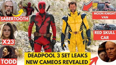 deadpool leaked set photos|deadpool 3 leaks.